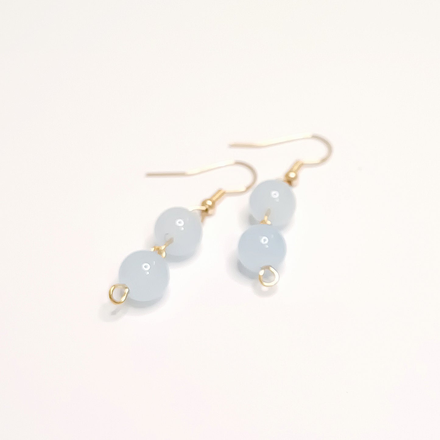 glass bead earrings