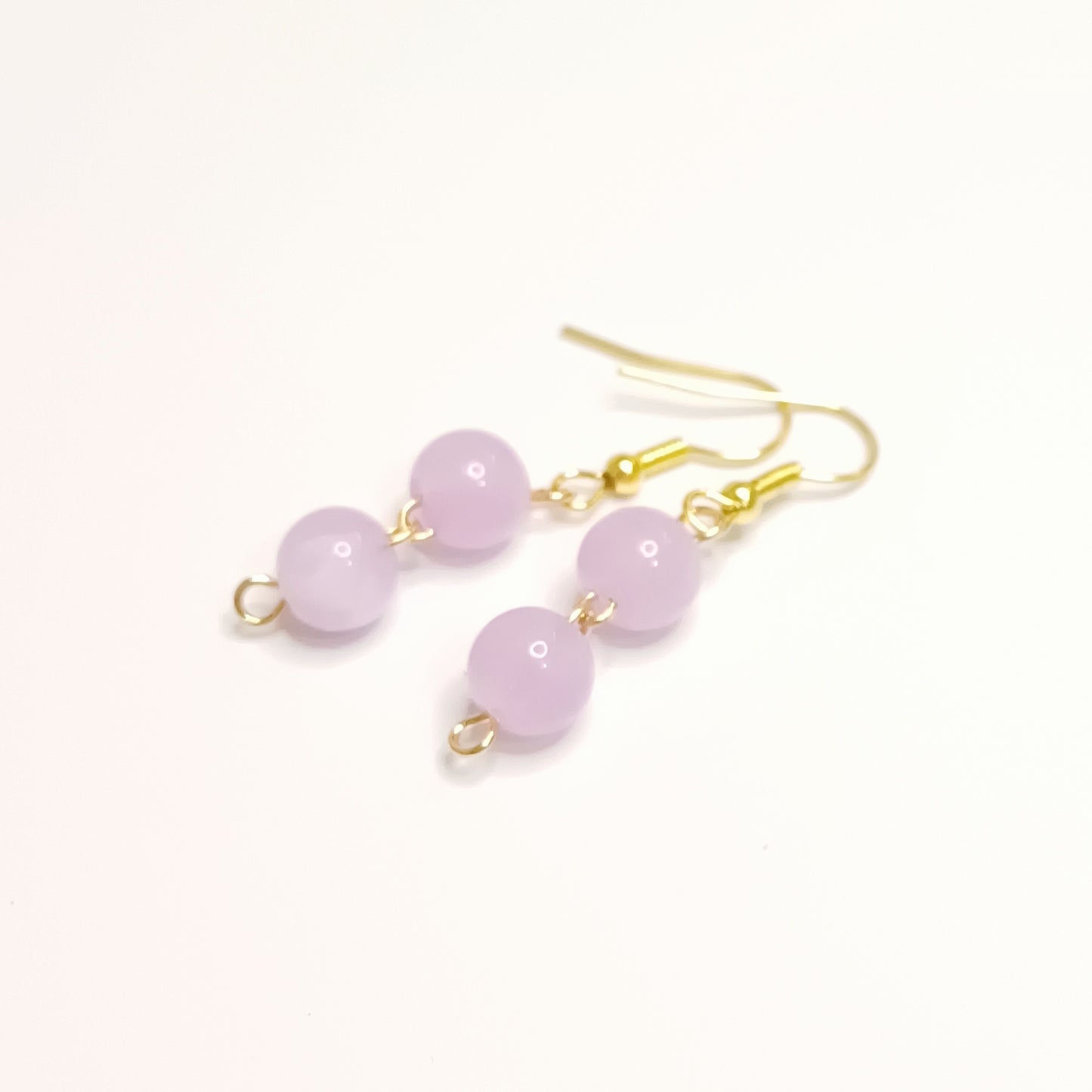 glass bead earrings