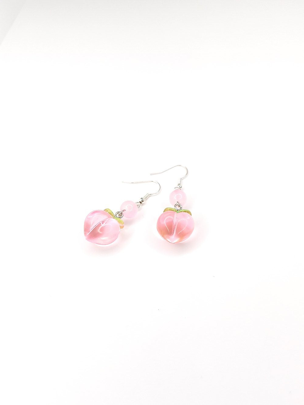 peach earrings