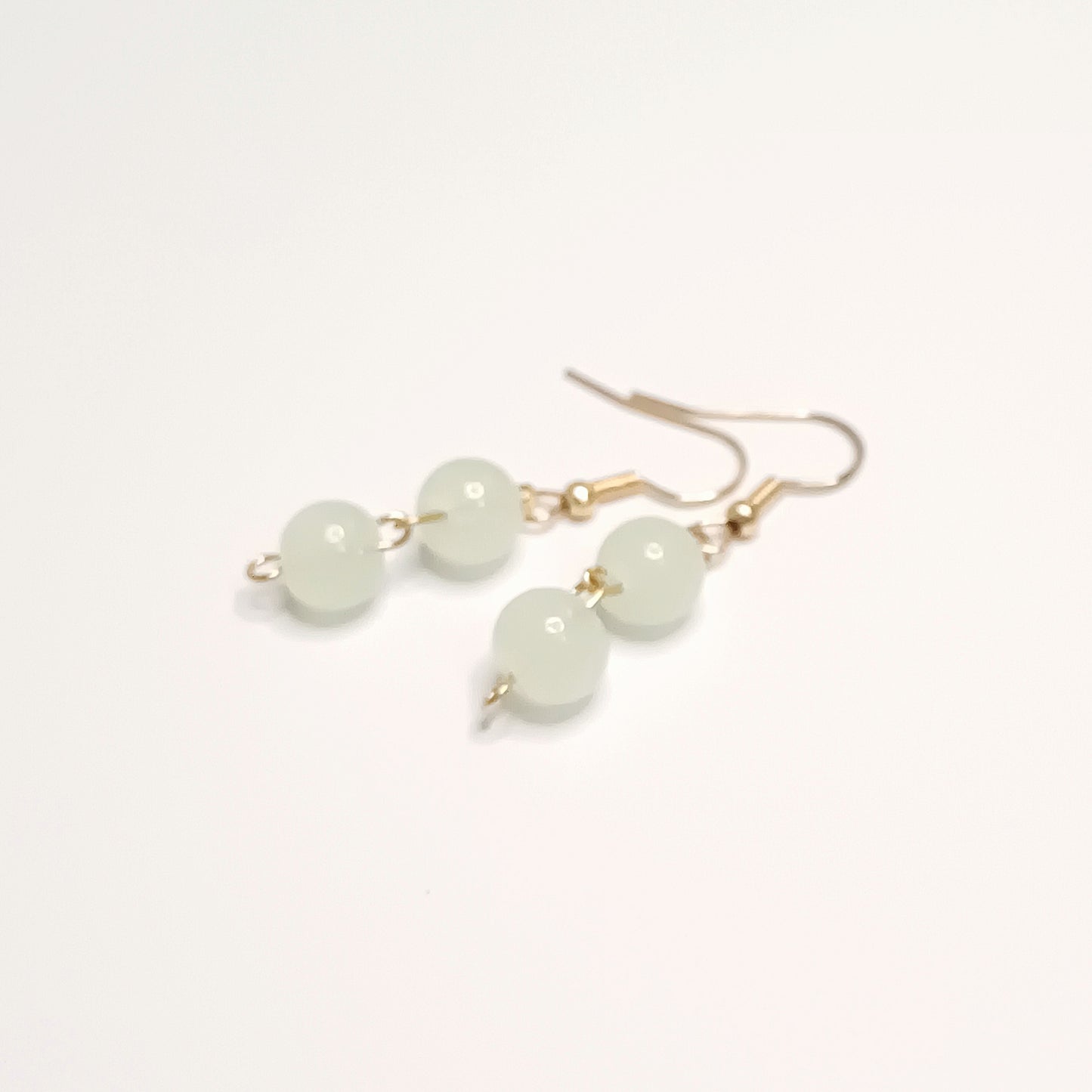 glass bead earrings