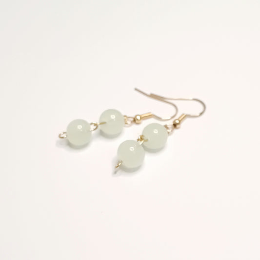 glass bead earrings