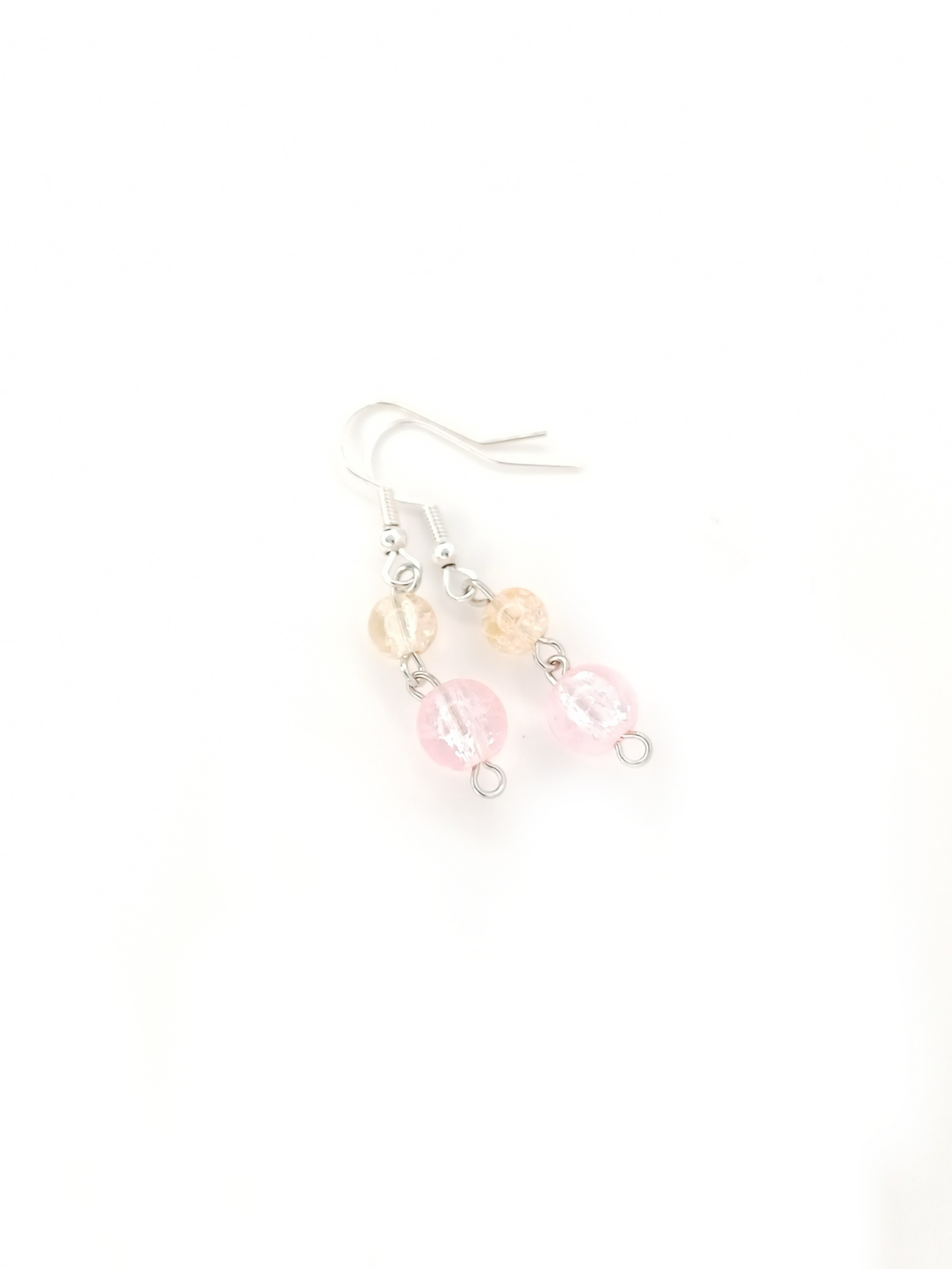 cracked glass earring