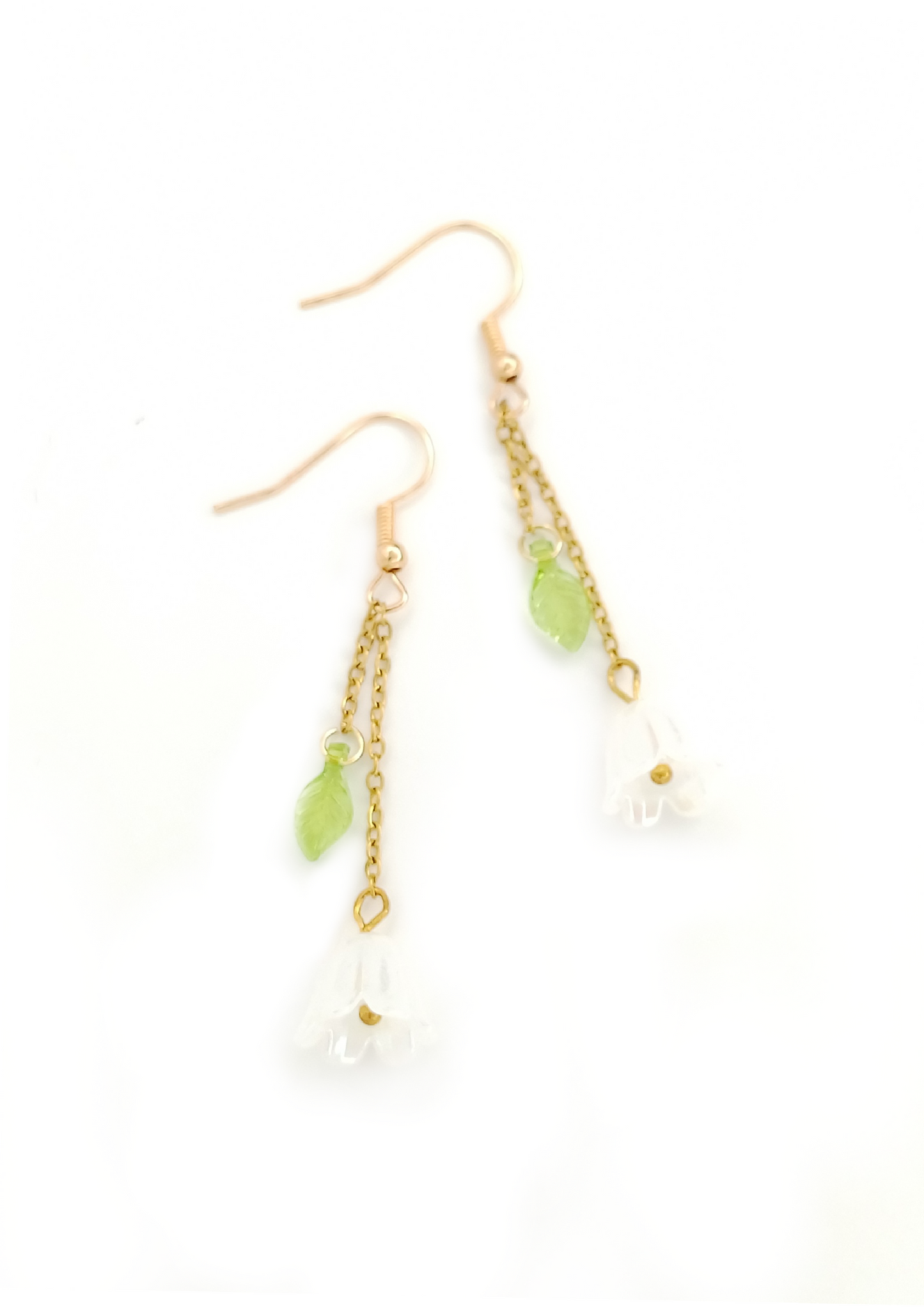 flower chain earrings