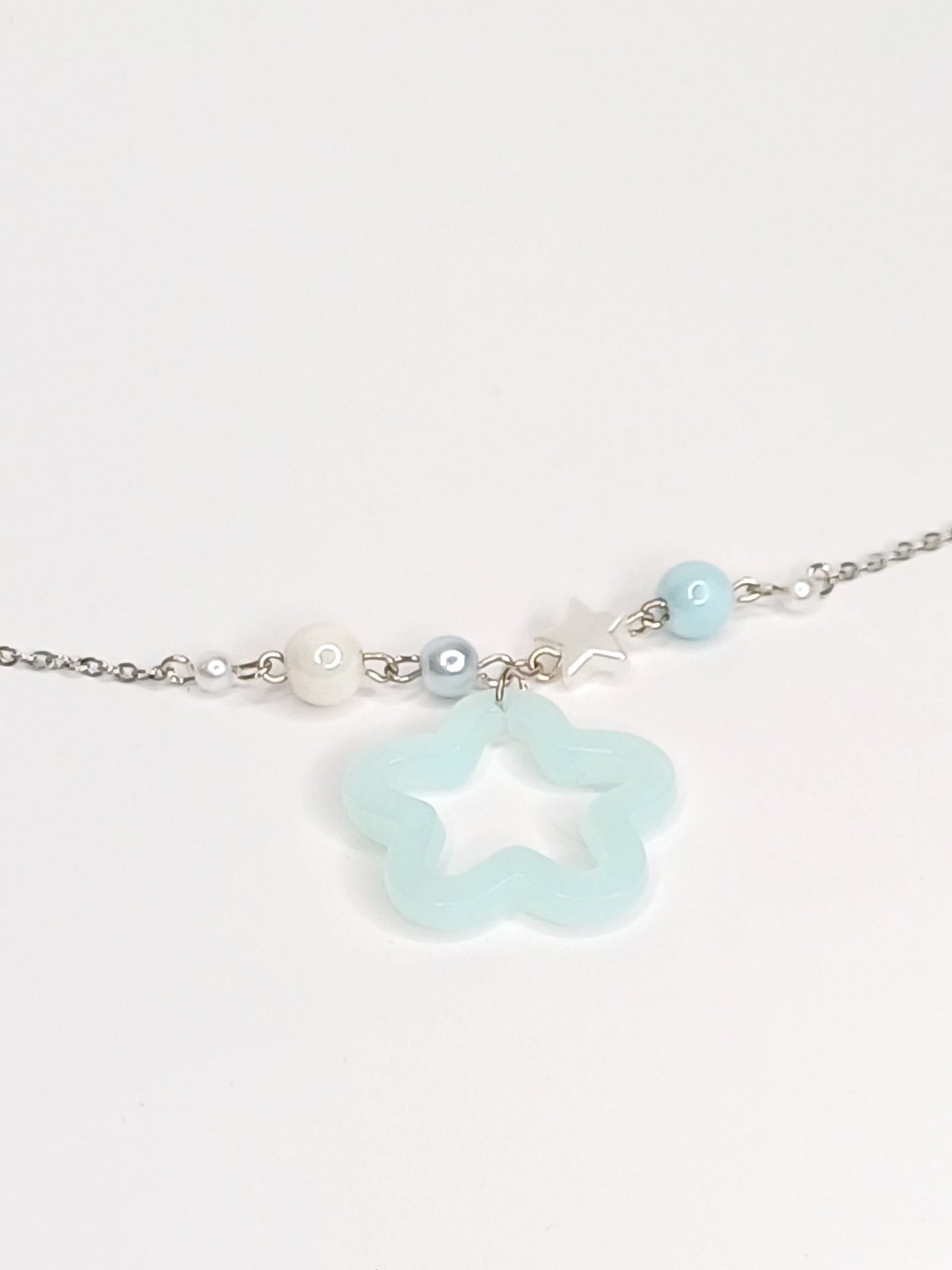 star beaded chain necklace
