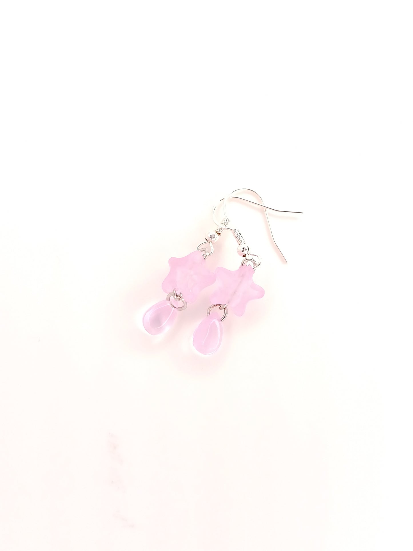 star droplet earrings