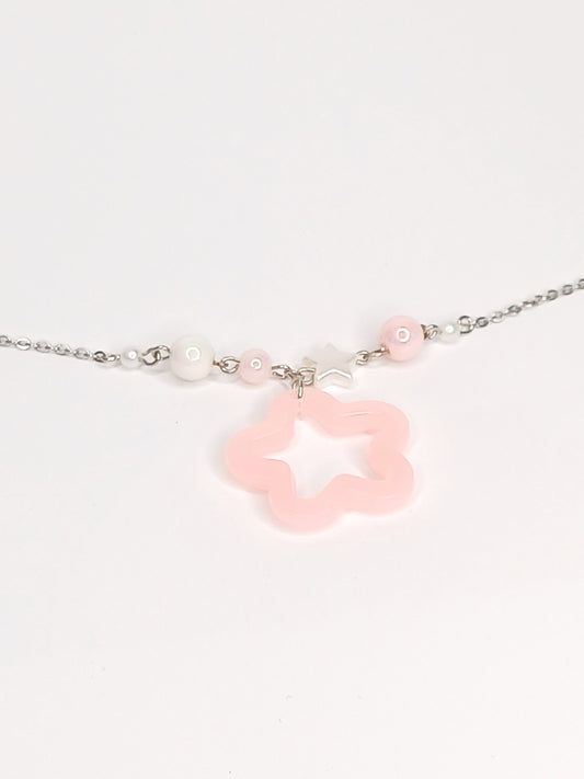star beaded chain necklace