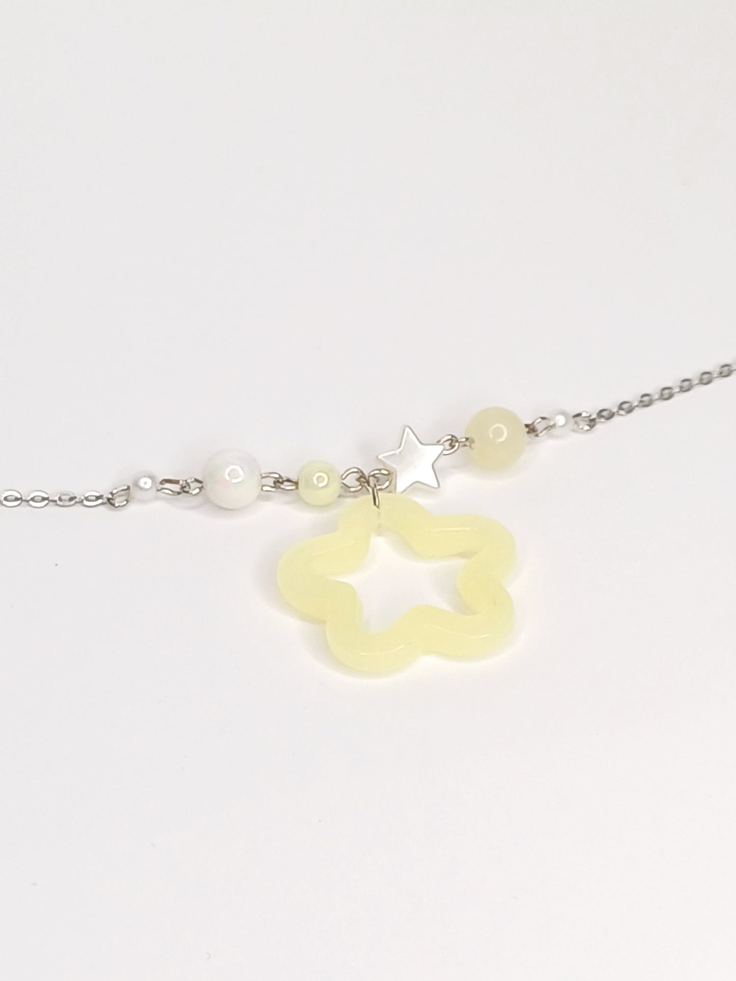 star beaded chain necklace