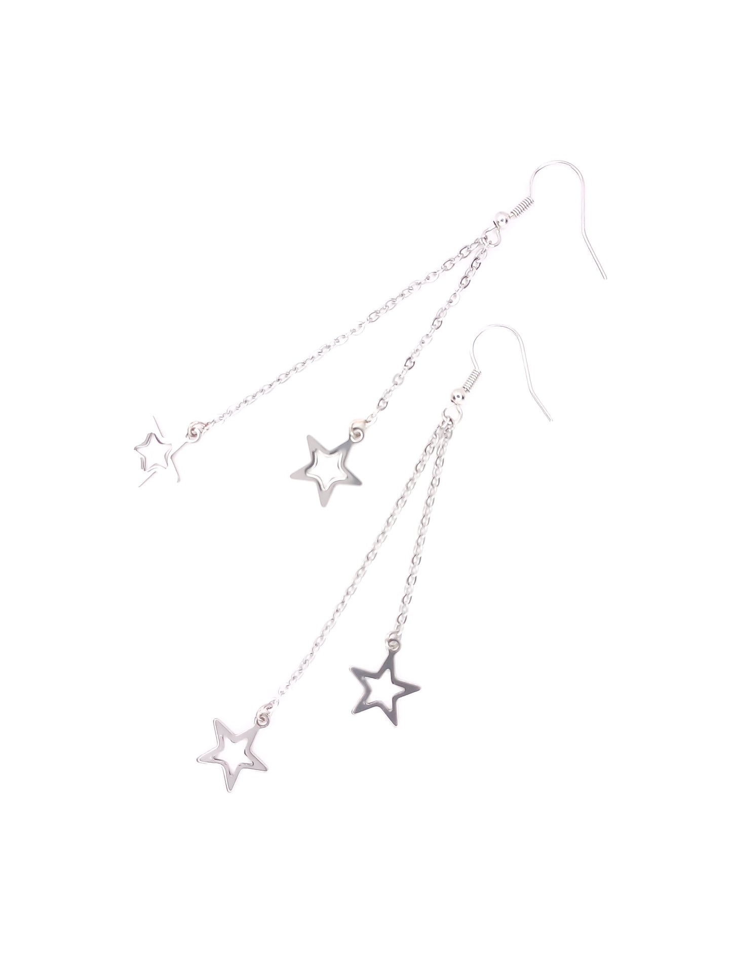 star chain earrings