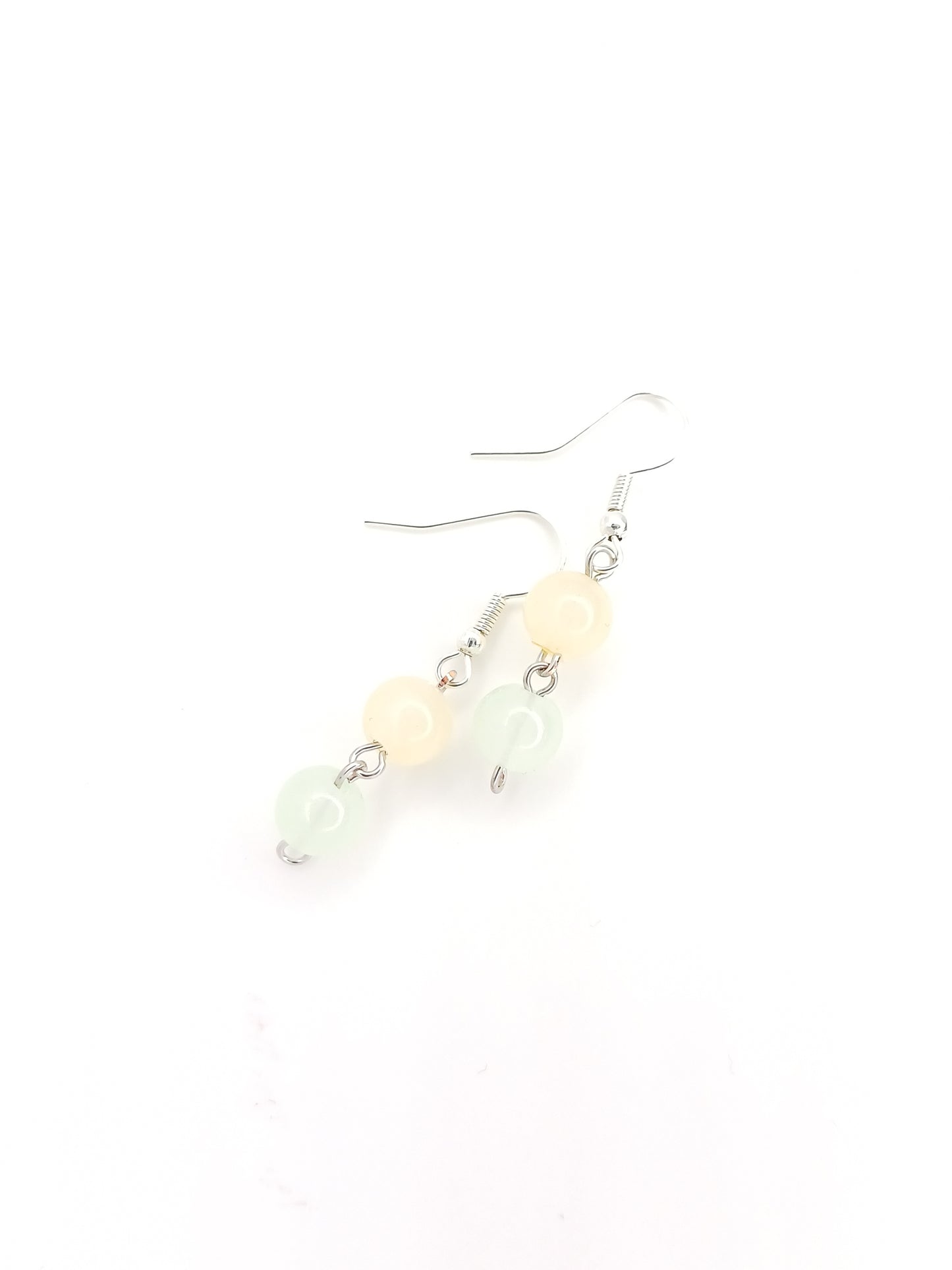 glass bead earrings