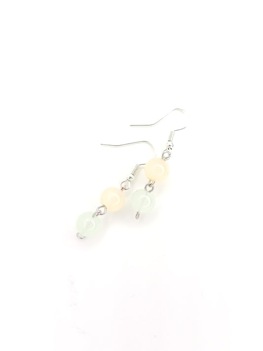 glass bead earrings